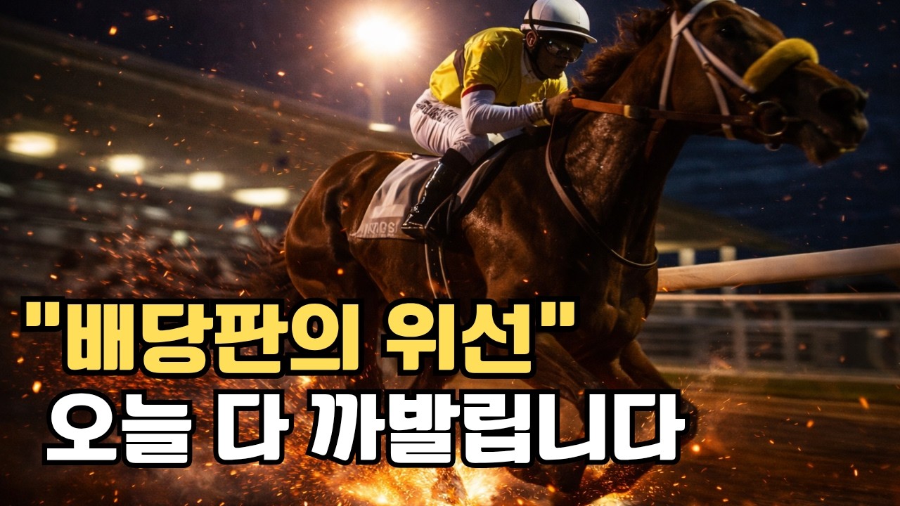 경마! 아직도 "호구'처럼 베팅하십니까?