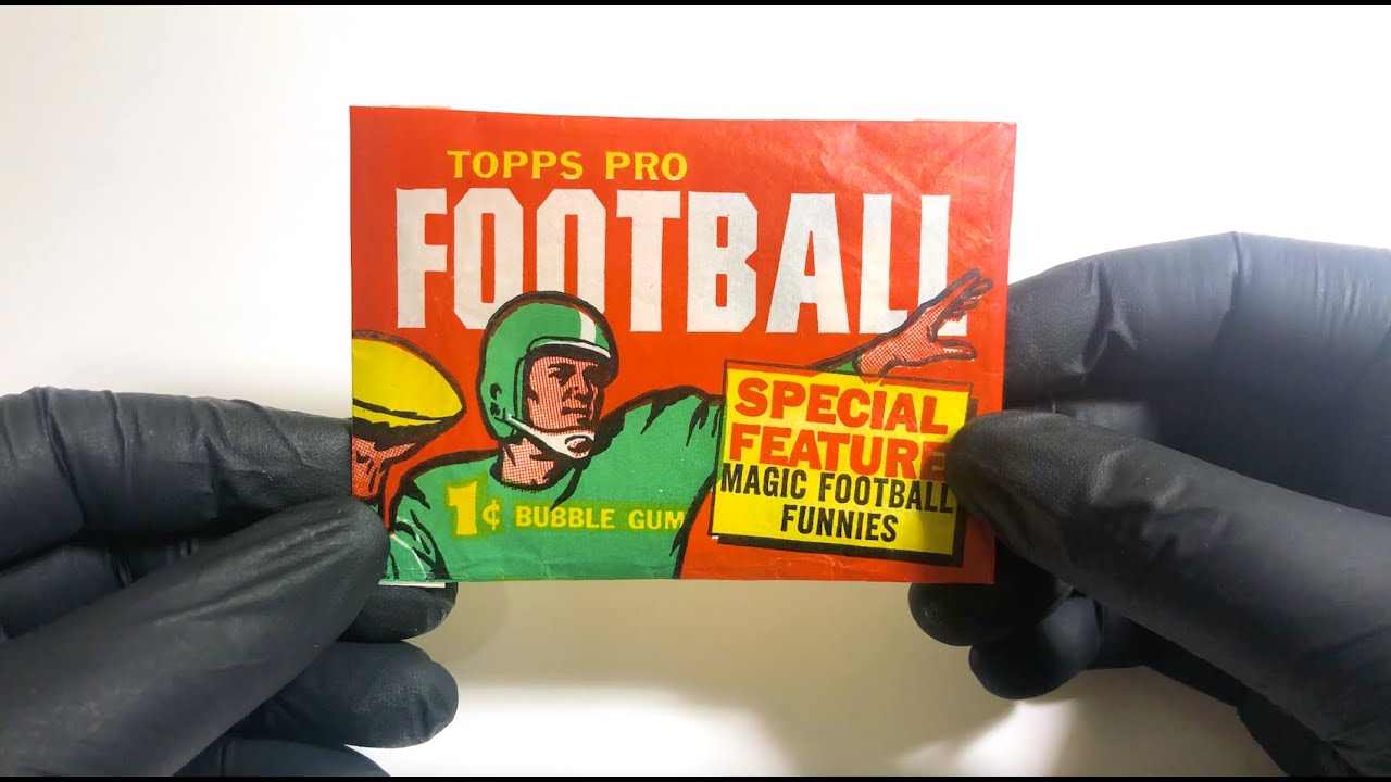 Opening 1960 TOPPS Football Wax Pack! YouTube