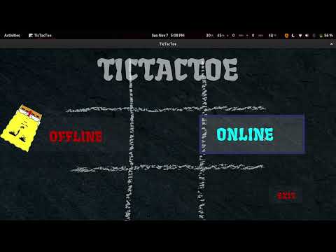 TicTacToe Online Multiplayer game in C++ using SFML