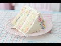 CONFETTI VANILLA CREAM CAKE, HOW TO DO VIDEO
