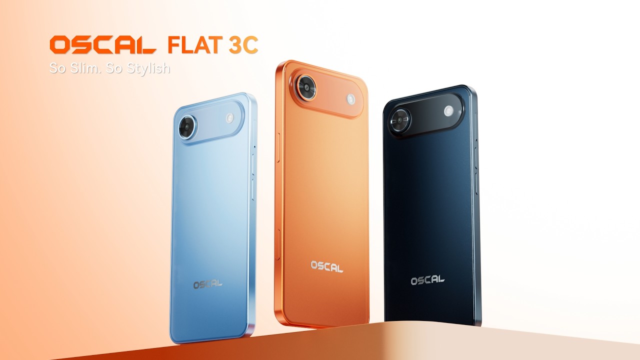OSCAL FLAT 3C — 8 85mm Slim, AI Built in 🔥 - YouTube