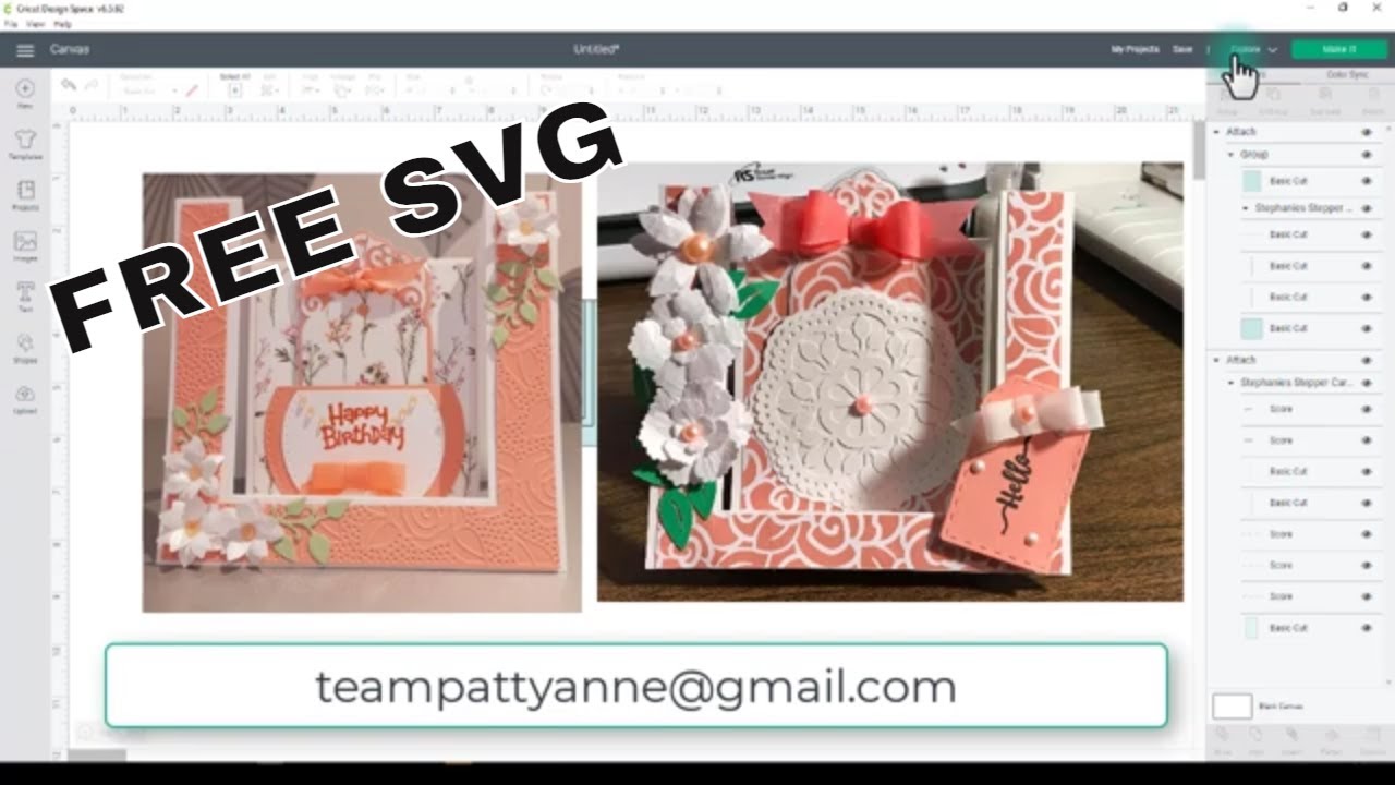 FREE SVG - Stephanie's Stepper Card