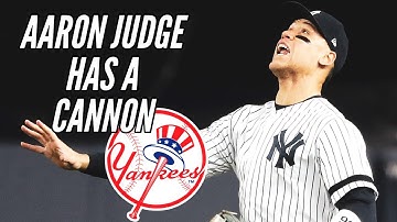 Yankees: Aaron Judge Showing Off His Arm From Right Field