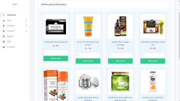 PHP Projects For Final Year | Cosmatic Store Billing And Inventory Management System In PHP MYSQL