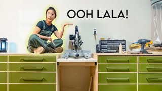 I Built My Miter Saw Station | Clara's Woodshop
