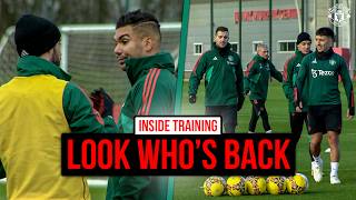 Casemiro & Martinez Are BACK In Training! 👀 | INSIDE TRAINING