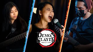 Demon Slayer Kimetsu No Yaiba 鬼滅の刃 - GURENGE | METAL COVER by Jake Hays feat Sarma Cherry & Iqeen