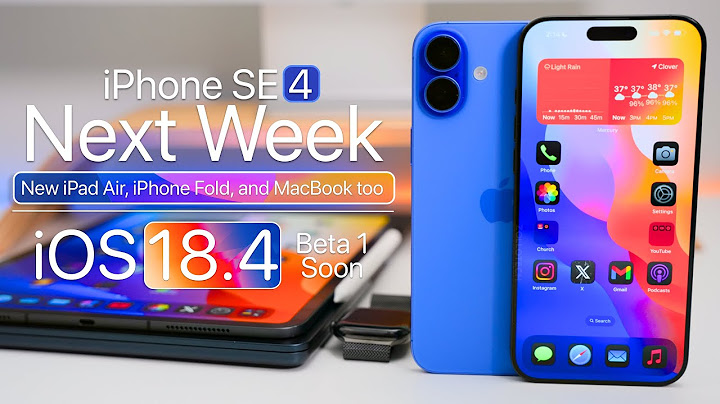 iPhone SE 4 Next Week, iPhone Fold and iOS 18.4