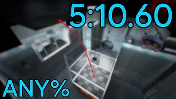 Portal any% Speedrun in 5:10 (WR)