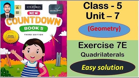 Class 5 Math Exercise 7e || New countdown third edition class 5 exercise 7e | oxford university math