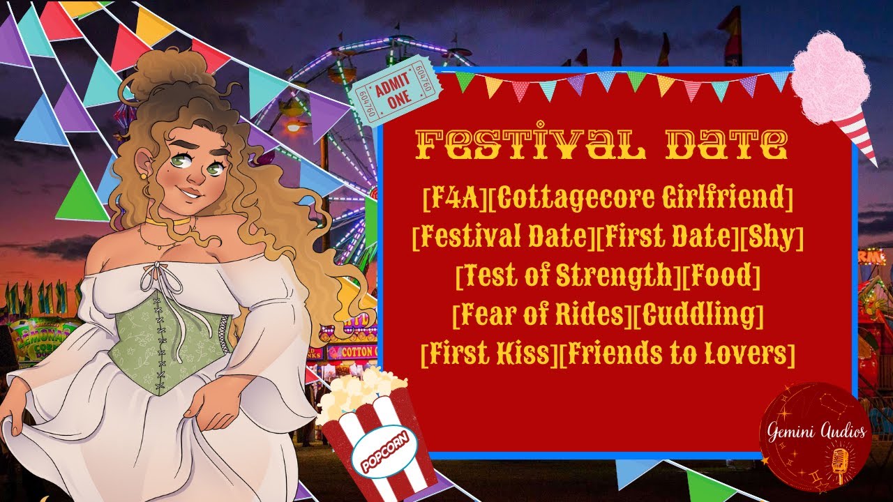 Festival Date [F4A][Cottagecore Girlfriend][Festival Date][First Date