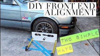 DIY ALIGNMENT IN YOUR GARAGE