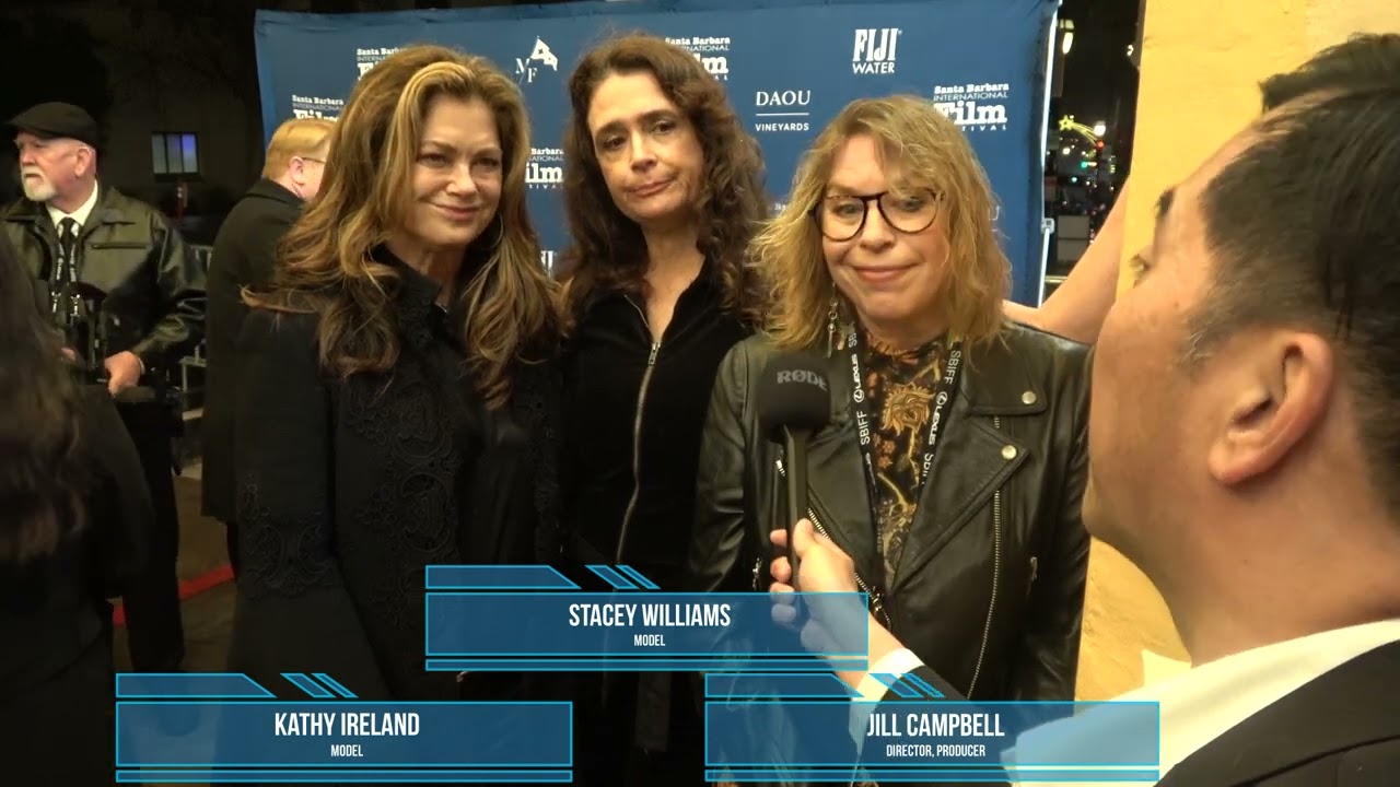 Kathy Ireland, Stacey Williams and Jill Campbell Carpet Interview for Beyond the Gaze | SBIFF 2025
