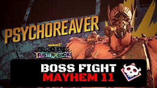 Borderlands 3 Psycho Krieg and the Fantastic Fustercluck - Psychoreaver Boss Fight (Mayhem 11) Borderlands 3 Psycho Krieg and the Fantastic Fustercluck - Psychoreaver Boss Fight (Mayhem 11)