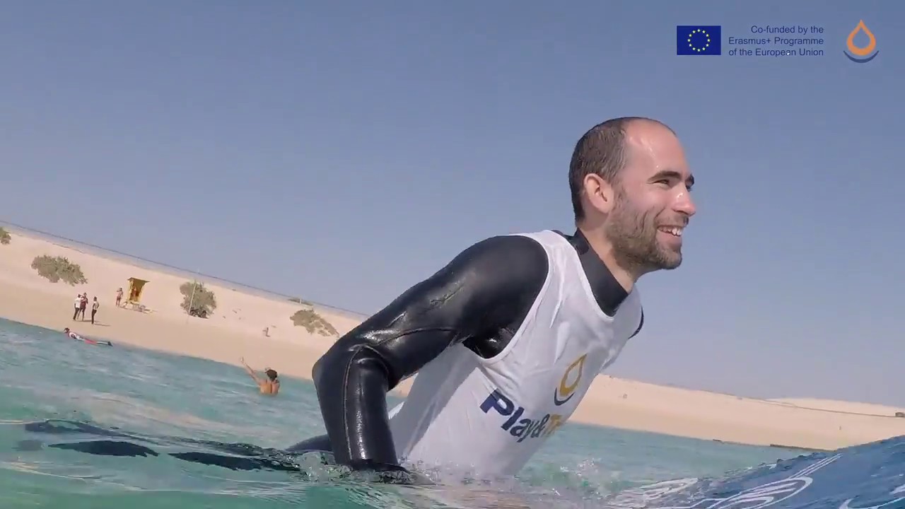 Adaptive surfing tutorial - Visual impairment - YouTube
