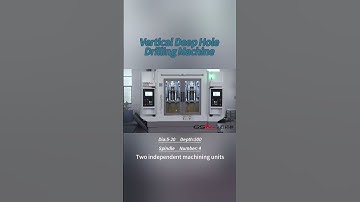 Vertical Deep Hole Drilling #drilling #machine #cnc