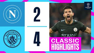 SERGIO AGUERO'S 178TH GOAL FOR MAN CITY! |  Napoli 2 - 4 Man City | Classic Highlights