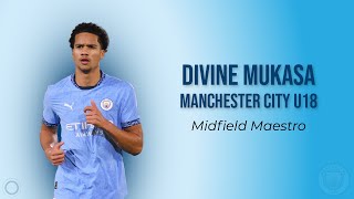 Divine Mukasa Manchester City U18 Midfield Maestro In Action