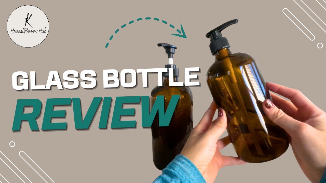 🧴Refillable Amber Pump Bottle Review - Durable, Large, and Spa-Like for Any Bathroom