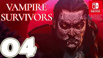 Vampire Survivors [Switch] | Gameplay Walkthrough Part 4 (Gallo Tower) | No Commentary