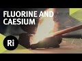 Reacting Fluorine with Caesium - First Time on Camera