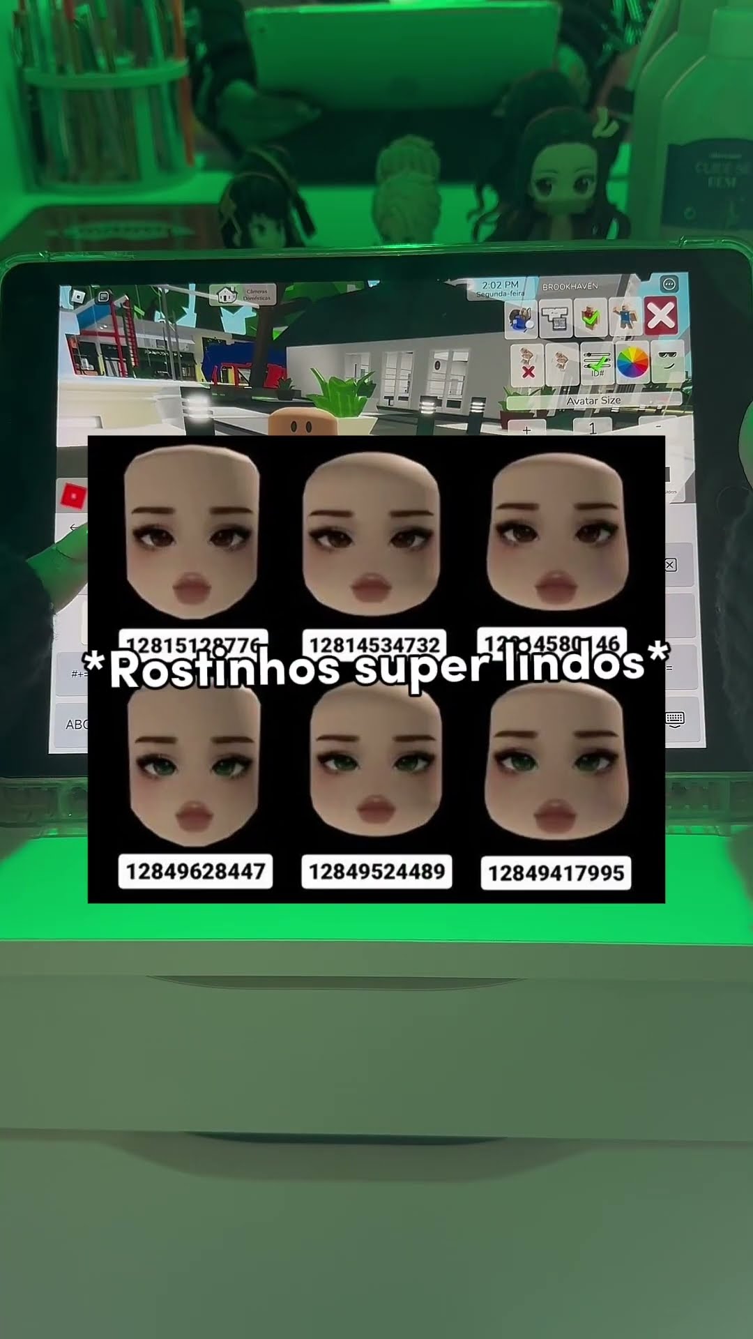 ?LIBERANDO OS MELHORES CÓDIGOS DE ACESSÓRIOS SUPER BONITOS NO BROOKHAVEN #likee #roblox #seiscreve