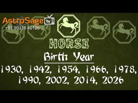 Chinese Horoscope 2017 in 2 Minutes - Chinese Zodiac Horse