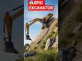 😱Epic Excavator & Truck Action: Watch These Giants in Motion! 🚜🔥#DreamScreenAI #shorts #shortfeed