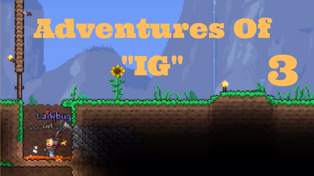 Terraria 1.4 MasterMode Solo Letsplay 03 IG Drinks Lava The Ice