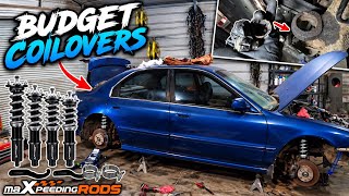PROJECT SNAKE22 | H22A Swapped Honda | Budget Suspension Upgrade! | THE MOST HATED COILOVERS?