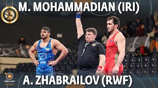 GOLD FS - 97 kg: A. ZHABRAILOV (RWF) v. M. MOHAMMADIAN (IRI)