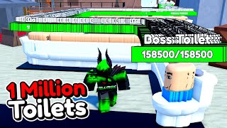 I Spawned 1 MILLION TOILETS... (Toilet Tower Defense) screenshot 3