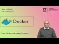 Docker Architecture & Eco System by Mr. BS Satyadev