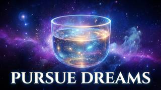 Pursue Your Dreams Sound Bath - Dark Screen Sleep Music for Inspiration and Motivation