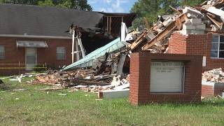 Farmville church that collapsed last night had relocated a month ago