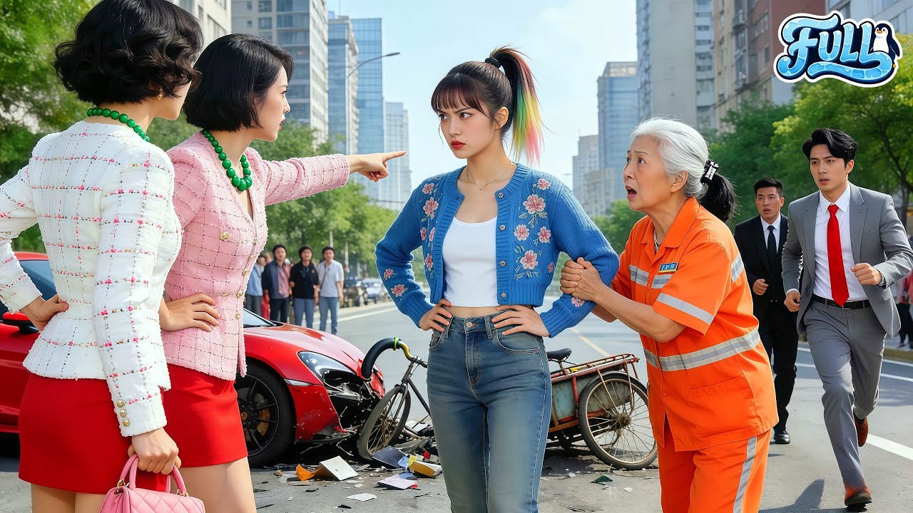 Poor Girl Steps Up To Protect Old Janitor From Rich Women, Unaware She’s CEO’s Grandma—Love Arrives!