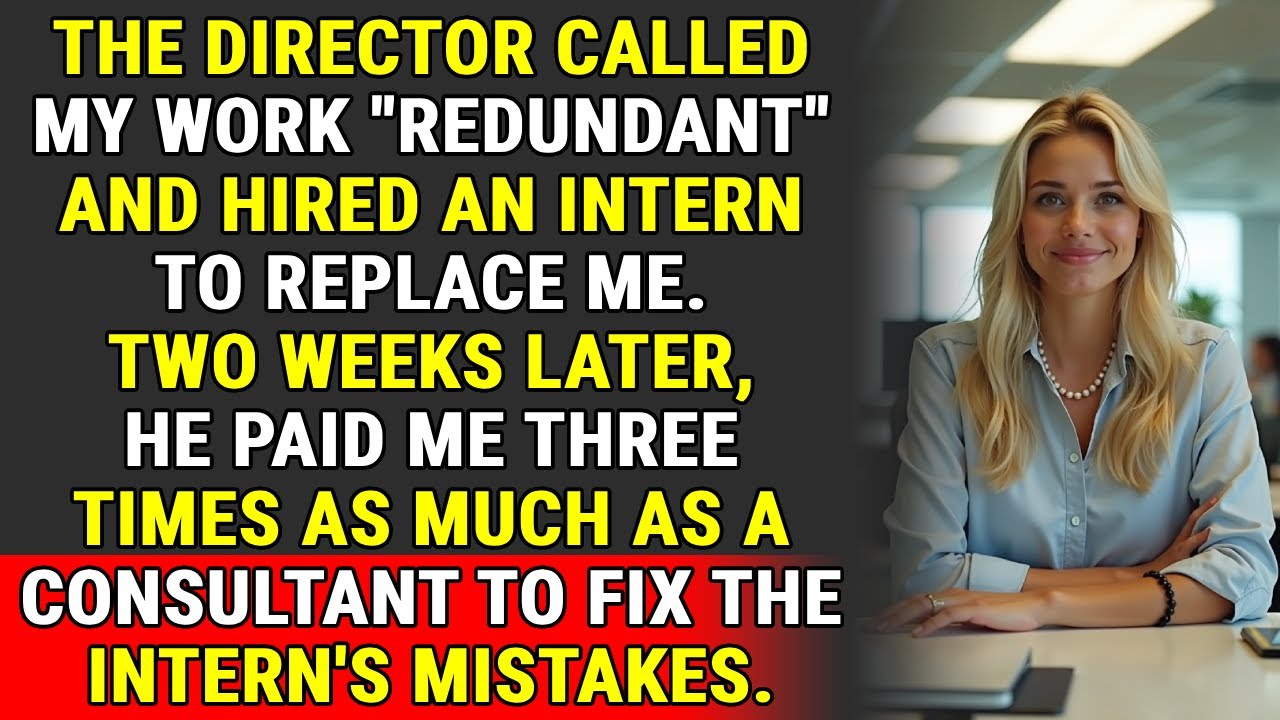 They Replaced Her with an Intern. She Billed Them Six Figures to Fix His Mess ♟️