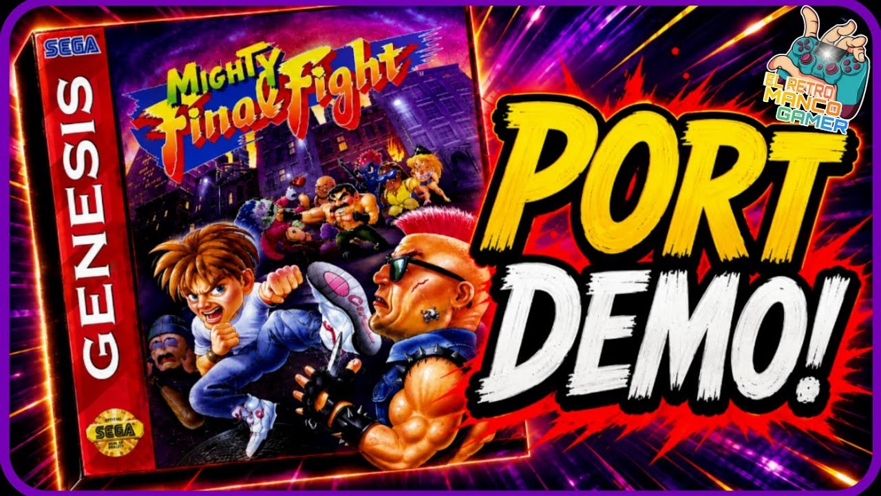 MIGHTY FINAL FIGHT - PORT-DEMO 👊🏻 SEGA GENESIS-MEGADRIVE