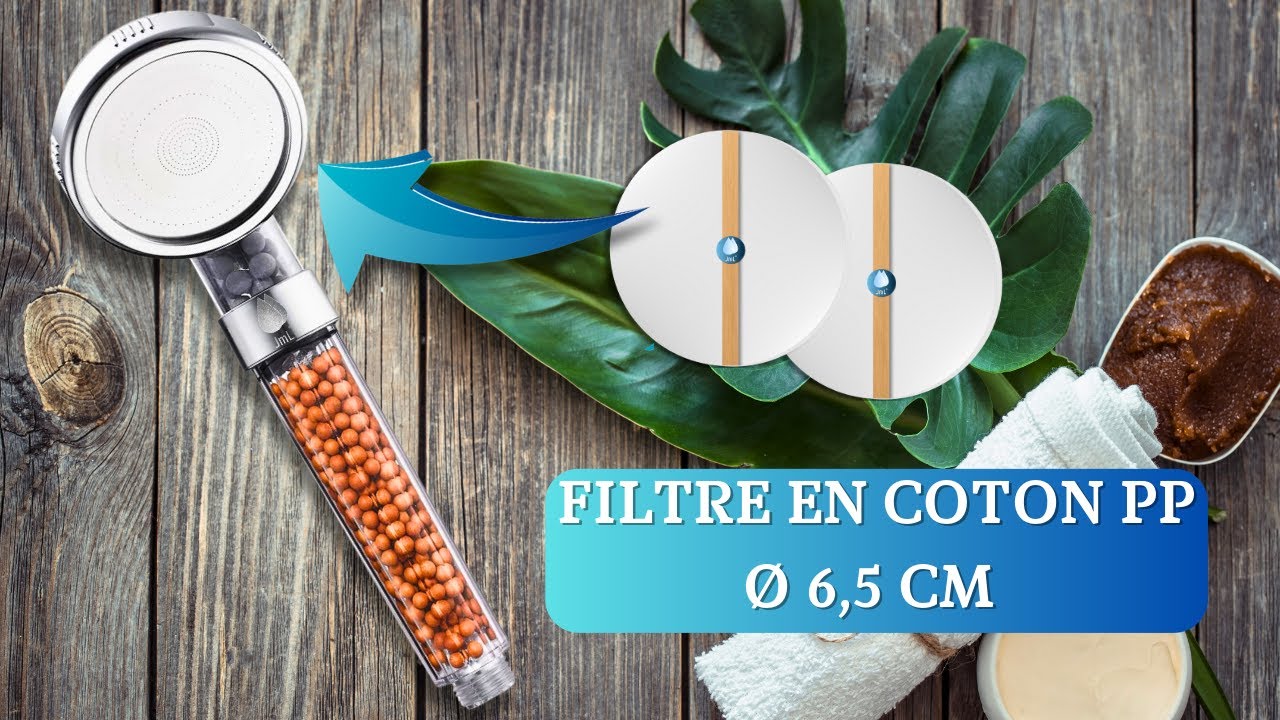 🚿 Filtre Coton PP pour Pommeau Douche 3F - Ø 6,5 cm - JaMoonLBV JmL® 💦 