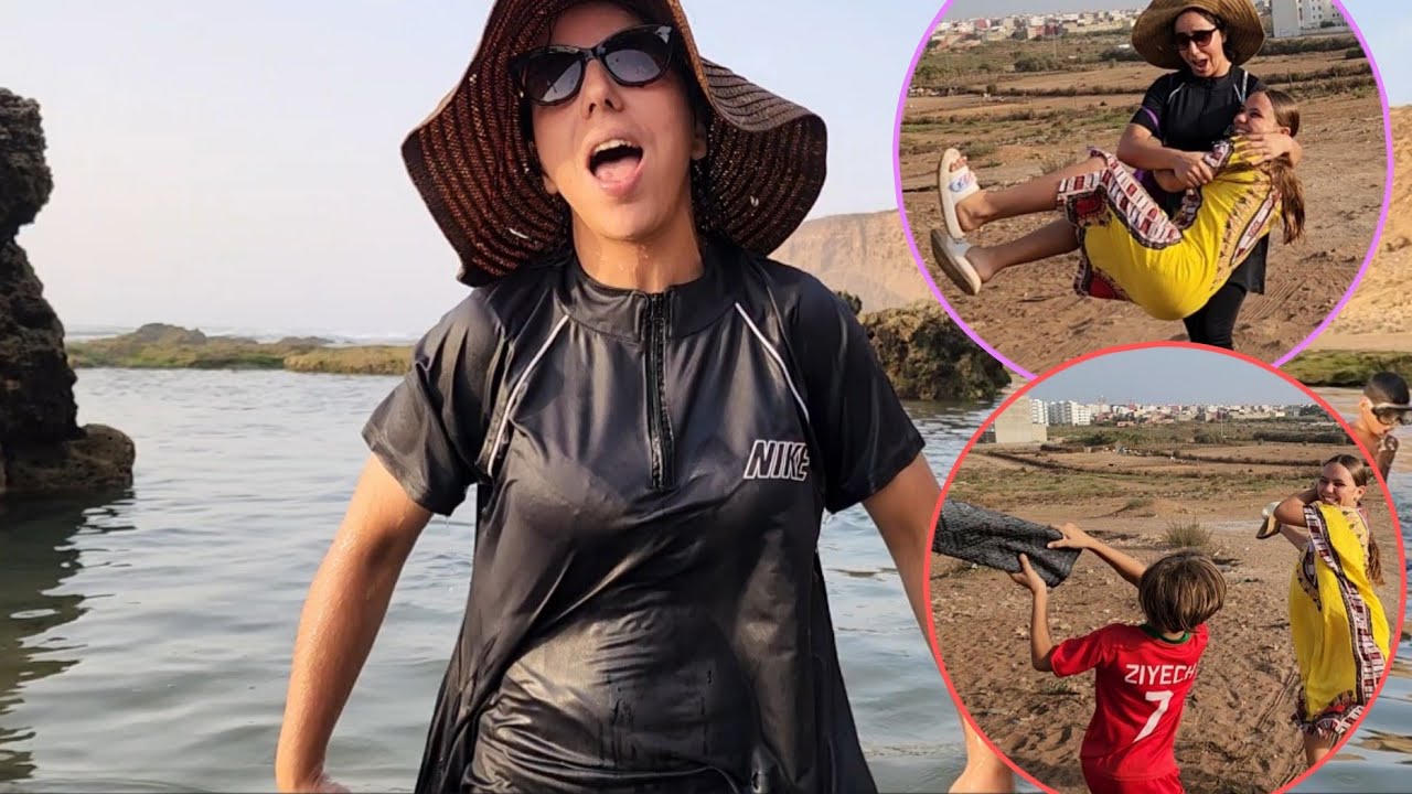 دابزنا فالبحر😱درنا الشوهة❌️واخا كانت تبحيرة وااعرة😜ولكن عيقو عليا بزاف