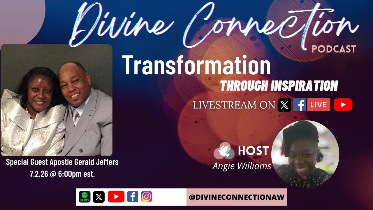 Transformation Through Inspiration | Apostle Gerald Jeffers | 7.2.26 📱