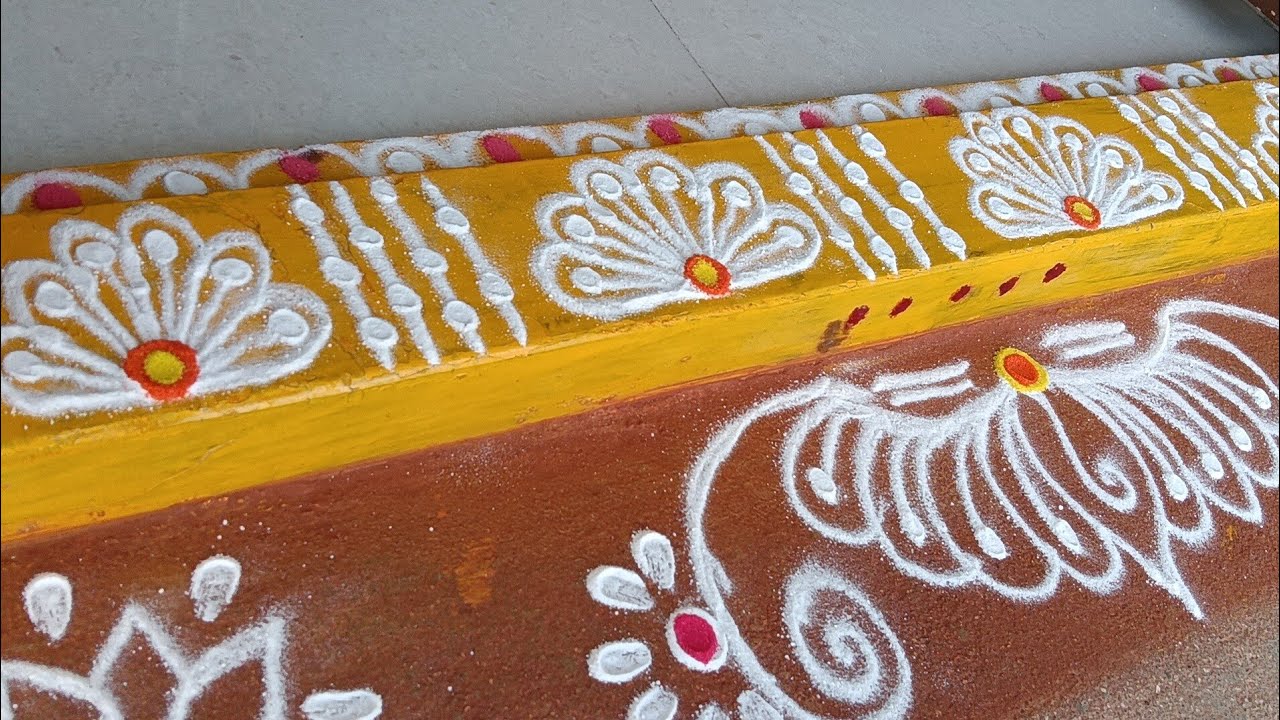 Daily gadapa muggulu||beginners easydraw gadapa designs||traditionalgadapamuggulu🌺🌺#rangoli#muggulu#