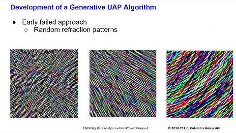 Development and Analysis of a Generative Algorithm for Universal Adversarial Perturbations (UAPs)