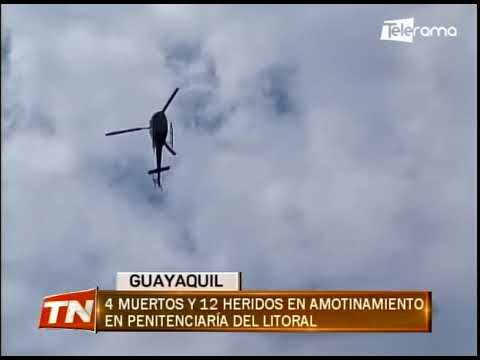 4 muertos y 12 heridos en amotinamiento en penitenciaría del Litoral