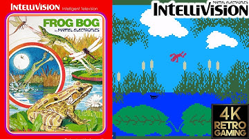 Frog Bog Intellivision 4k Gameplay