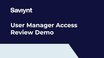Track 25- User Manager Access Review Demo