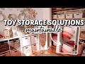 *NEW* MAINTAINABLE TOY STORAGE SOLUTIONS| TOY ORGANIZATION IDEAS| Tres Chic Mama