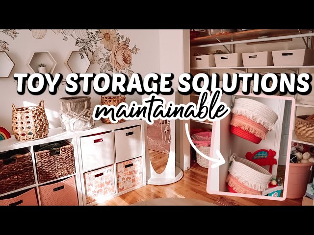 Eco-Friendly Tips Part #3- 10 Plastic-Free Toy Storage Ideas - Dreaming Loud