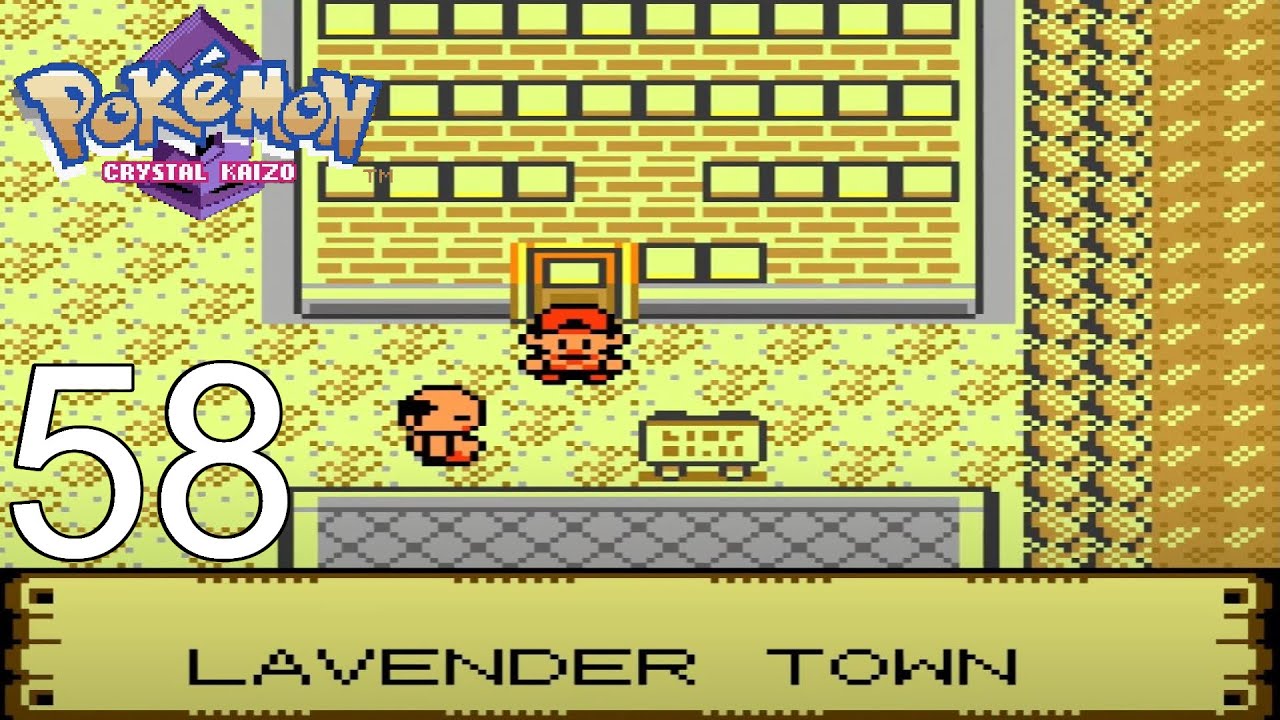 Pokemon Crystal Kaizo Walkthrough Part 58 Lavender Town YouTube