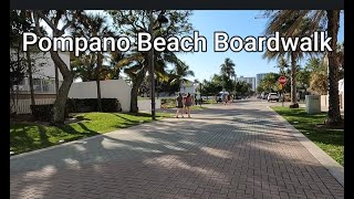 Boardwalk in Pompano Beach Florida